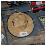 straw hat (damaged)