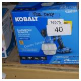 kobalt 24v paint sprayer TOOL ONLY