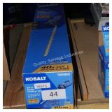 kobalt 40v hedge trimmer (chg only in office)