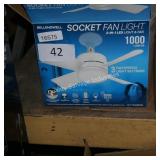 socket fan light
