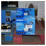 kobalt 24v paint sprayer (batt/ch in office)