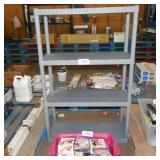 4 tier plastic shelf