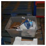 tote of asst car parts