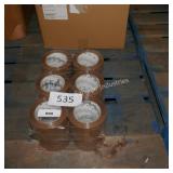 2-6ct brown tape