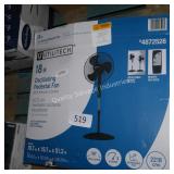 18ï¿½ oscillating fan