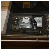 2 rossm mens metal wallets (display)