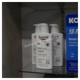 eucerin 2 wash/shampoo 1 lotion 1.5oz ea