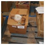 ctn of white sticky labels