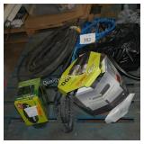 skid of water hoses