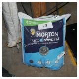 morton water softener pellets (opened bag)