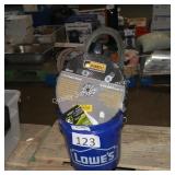 bucket of parts