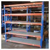 5 shelf metal rack