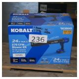 kobalt blower - batt&chg in office