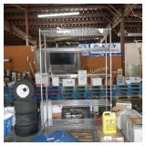 5 shelf metal rack