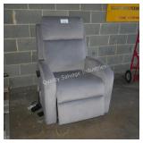 gray electrical recliner