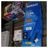 kobalt trimmer & blower (batt & chg in office)