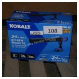 kobalt blower (batt&chg in office)