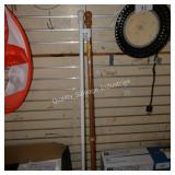 2 flag poles