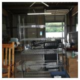 5 shelf metal rack