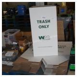 cardboard trash boxes