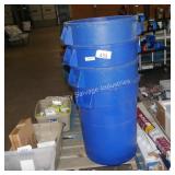4 trash cans