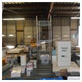 4 shelf metal rack