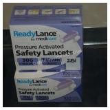 2/100ct 30g safety lancets 03/29 (display)