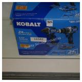 kobalt 24v drill & impact kit w/ batt/chg
