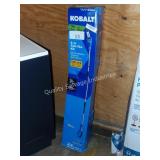 kobalt 24v pole saw (batt/ch in office)