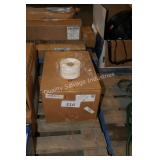 ctn of white sticky labels