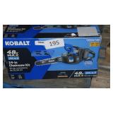 kobalt chainsaw (batt&chg in office)
