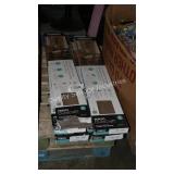 6 lvp boxes some damaged