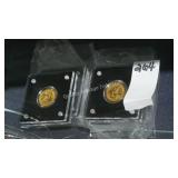 8 history of gold replica coins (display)