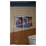 3 halloween garden flags