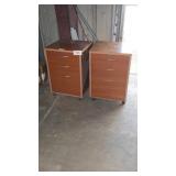 2 file cabinets