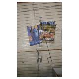 3 halloween garden flags