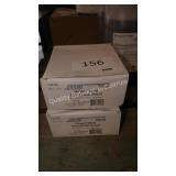 2 hinged metal thermostat guard