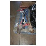 broke and used yard tools