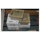 3 hinged metal thermostat guard