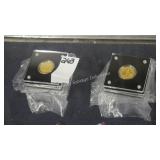 8 history of gold replica coins (display)