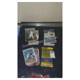 asst collectible baseball cards (display)