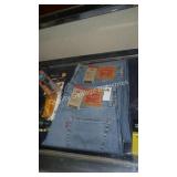 2pr levis 505 regular jeans - asst sizes