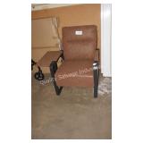 chair w/ side tables built in