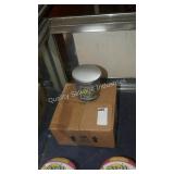 4 living colors vintage oak candles (display)