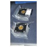 8 history of gold replica coins (display)
