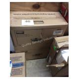 2 CTN RUBBERMAID SLIM JIM SS DOLLY