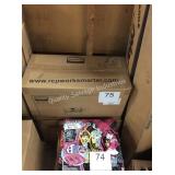 1 LOT 2 RUBBERMAID SLIM SS DOLLIES