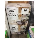 2 CTN 2 TIER WIRE BASKETS