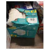 1 CTN PAMPERS DIAPERS SZ 1