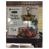 2 CTN 2 TIER WIRE BASKETS